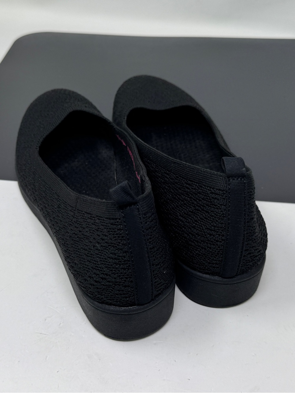 Skechers Cleo Spelbind Flex Black Wedge Textile Upper SN 158323 Women's Size 8 - Picture 6 of 9